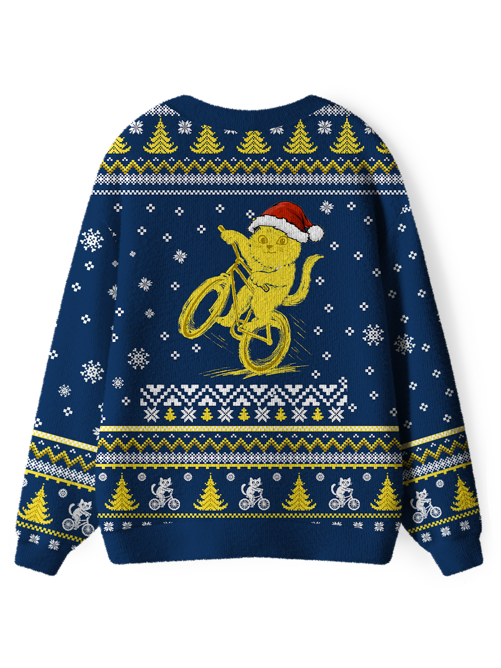 Orionride Christmas Kitten Men's Cardigan Knit Sweaters