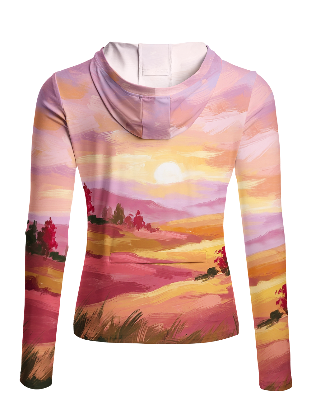 Orionride Twilight Field Women's Long Sleeve Cycling Hoodie Shirt