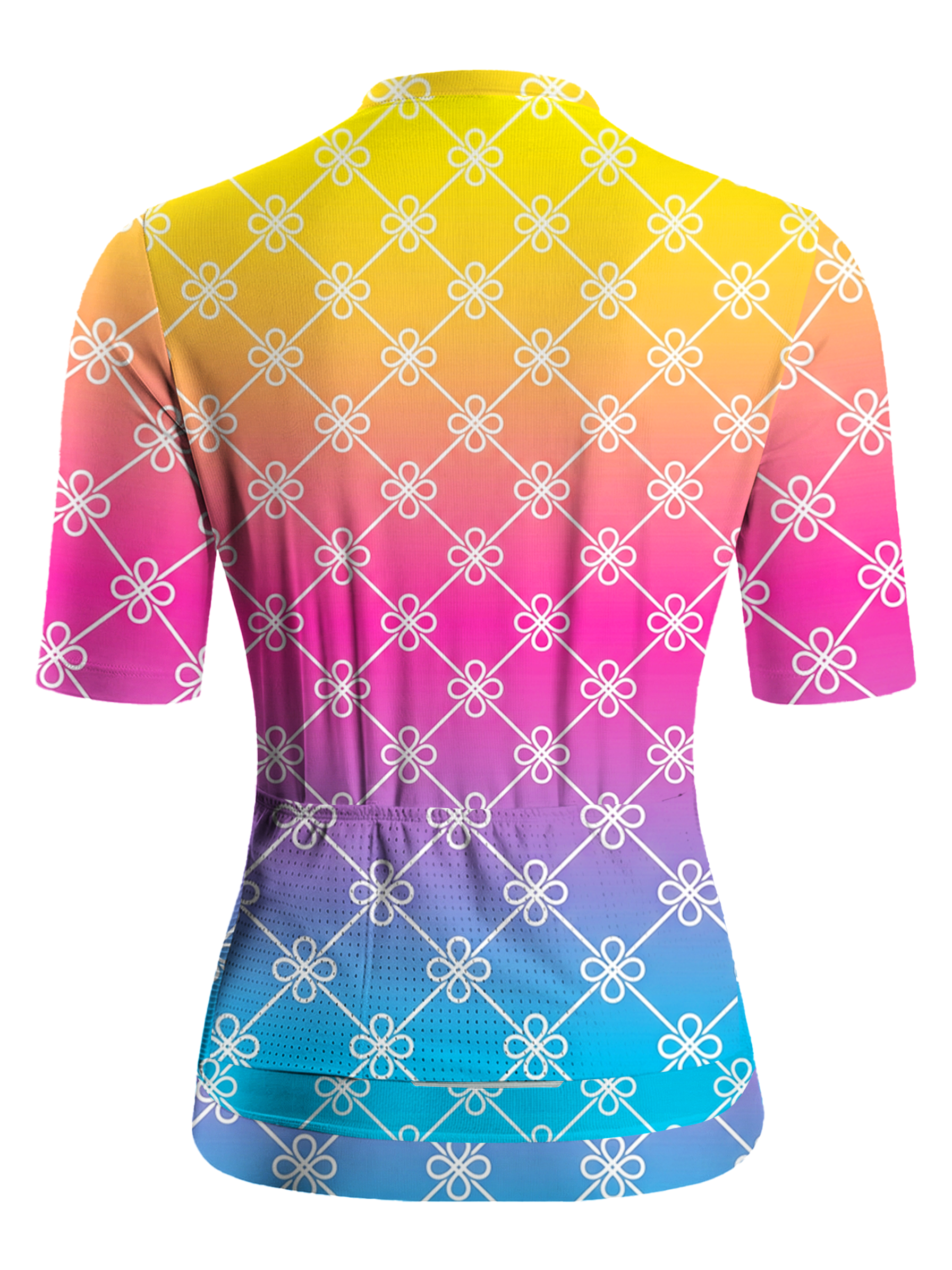 Orionride Rainbow Gradient Short Sleeves Women's Jersey