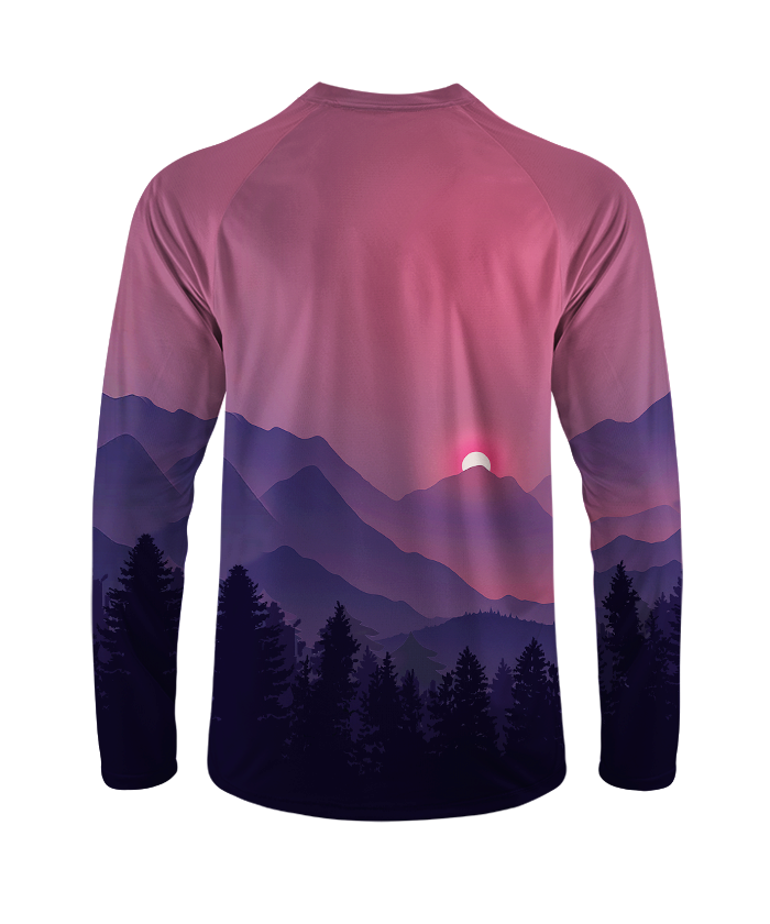 Orionride Dreamy Sunset Long Sleeve Downhill Jersey