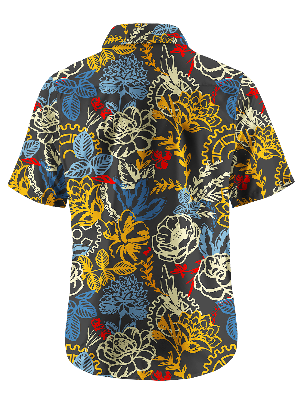 Orionride Sunshine Garden Zipper Pockets Ultra Lightweight Short Sleeves Gravel Shirt