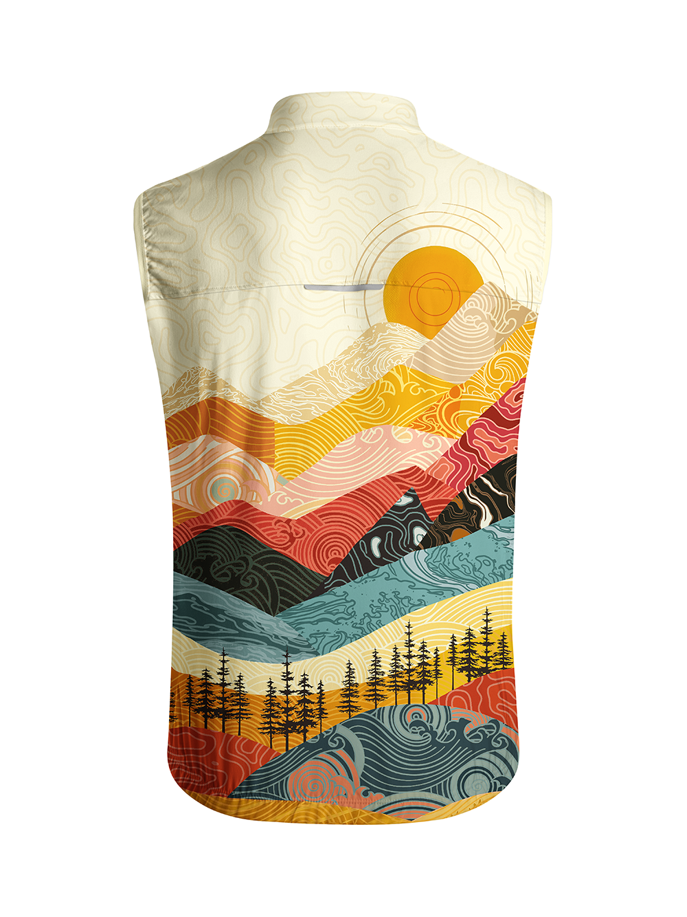 Orionride Waves And Peaks Lightweight Windproof Cycling Vest