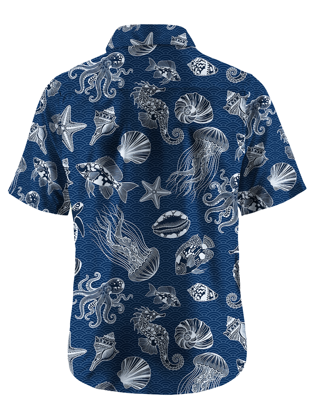 Orionride Ocean Dream Zipper Pockets Ultra Lightweight Short Sleeves Gravel Shirt