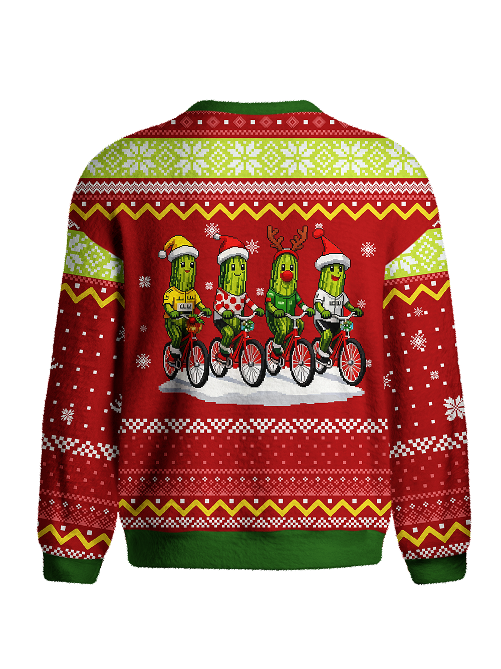 Orionride Cucumber Man Riding Men's Sweaters