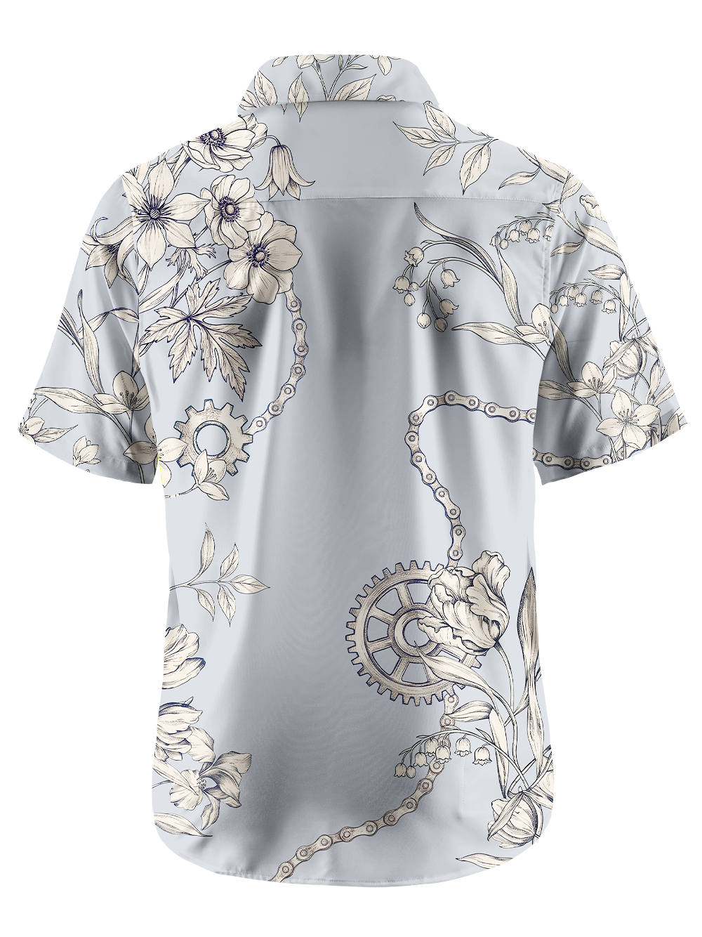 Orionride Petals Unfold Zipper Pockets Ultra Lightweight Short Sleeves Gravel Shirt
