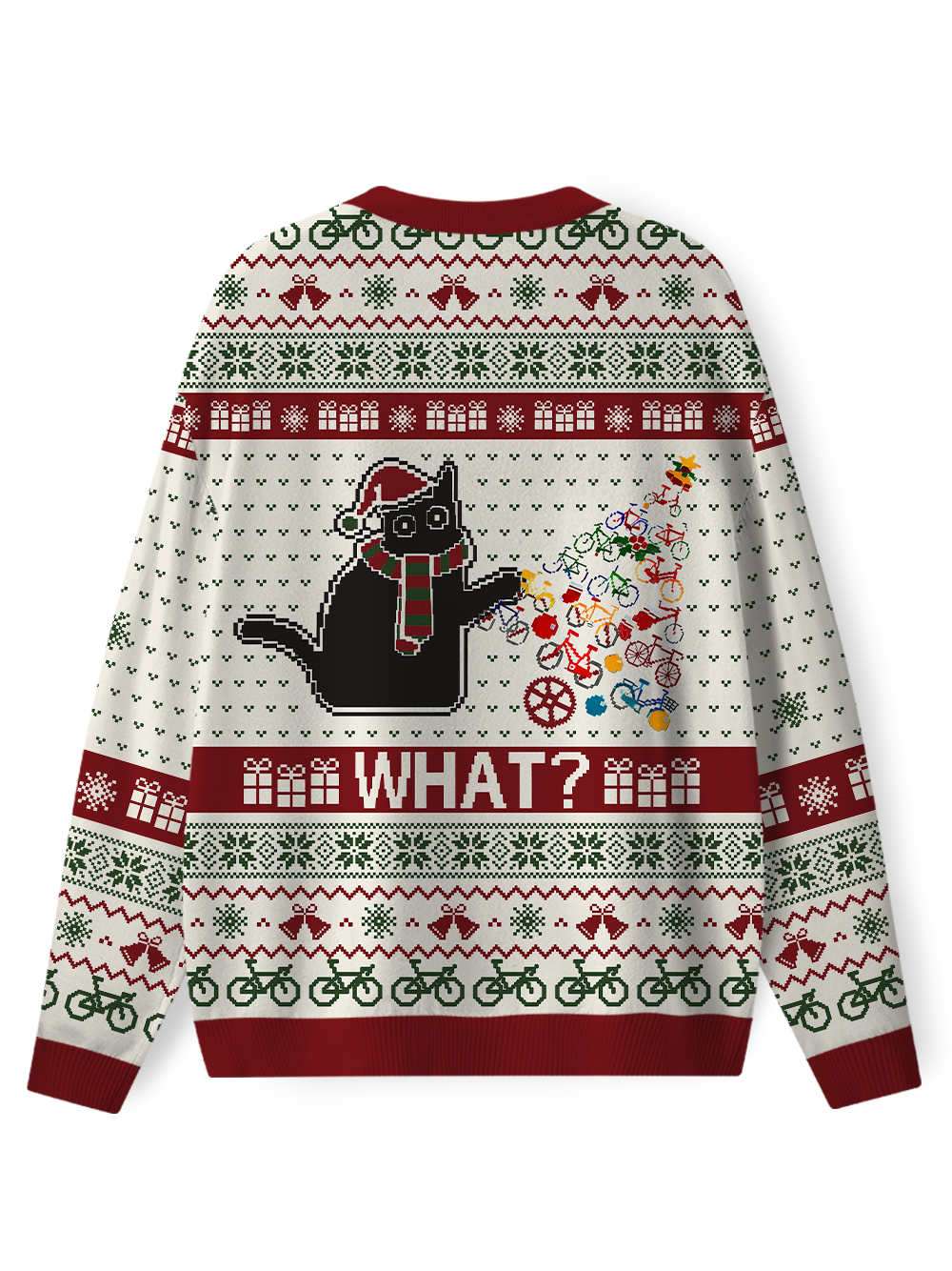 Orionride Christmas Cat Men's Sweaters
