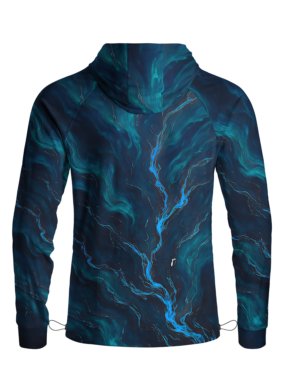 Orionride Liquid Flow Texture Long Sleeve Cycling Hoodie Shirt