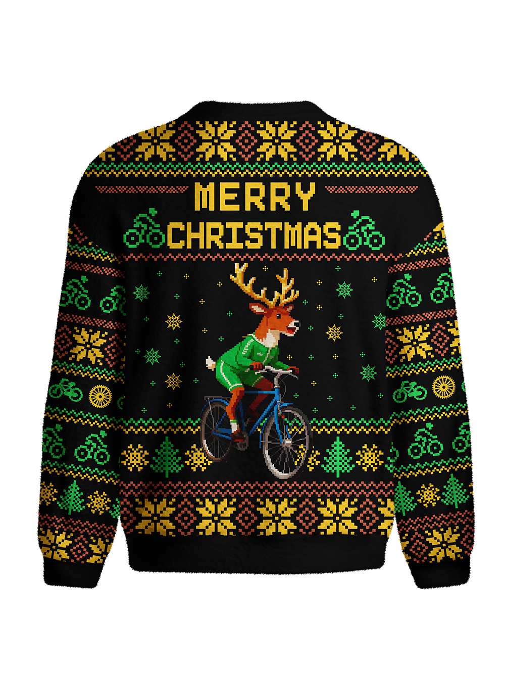 Orionride Reindeer On A Ride Men's Sweaters