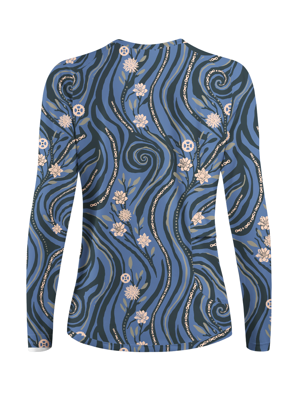 Orionride Chain Vine Flowers Women's Quick Dry Downhill Jersey