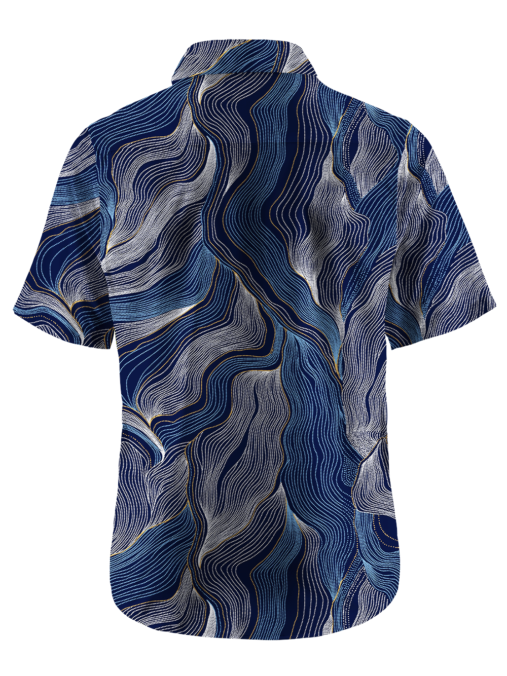 Orionride Fine Contour Lines Zipper Pockets Ultra Lightweight Short Sleeves Gravel Shirt