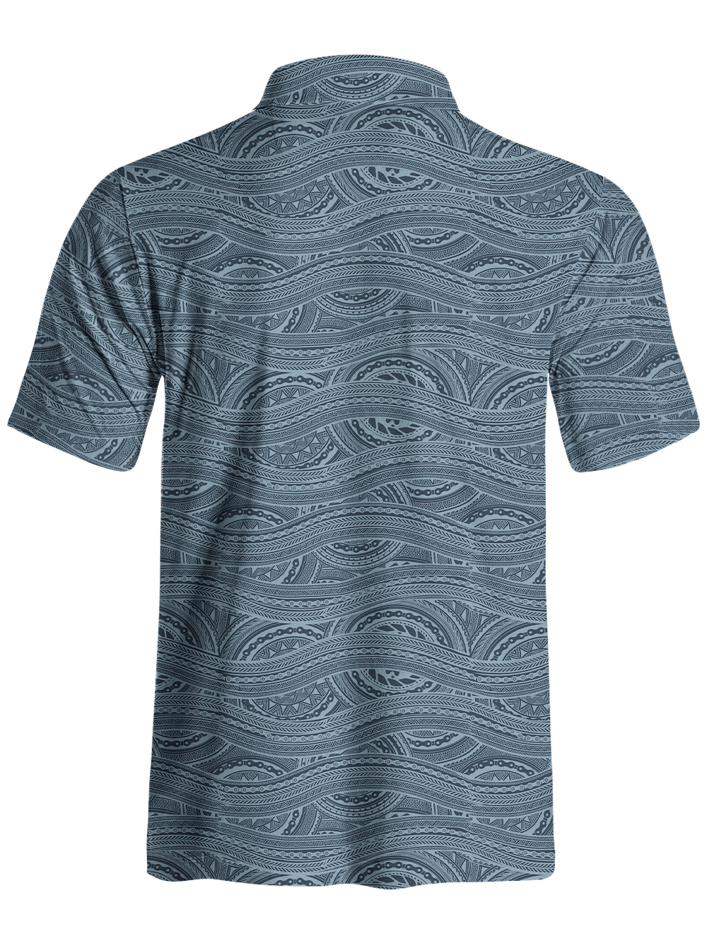 Orionride Chain Stripe Pattern Men's Polo Shirt