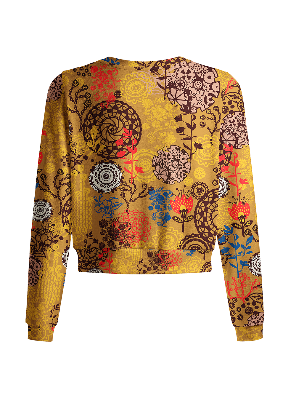 Orionride Magical Flowers Women's Knitted Cardigan