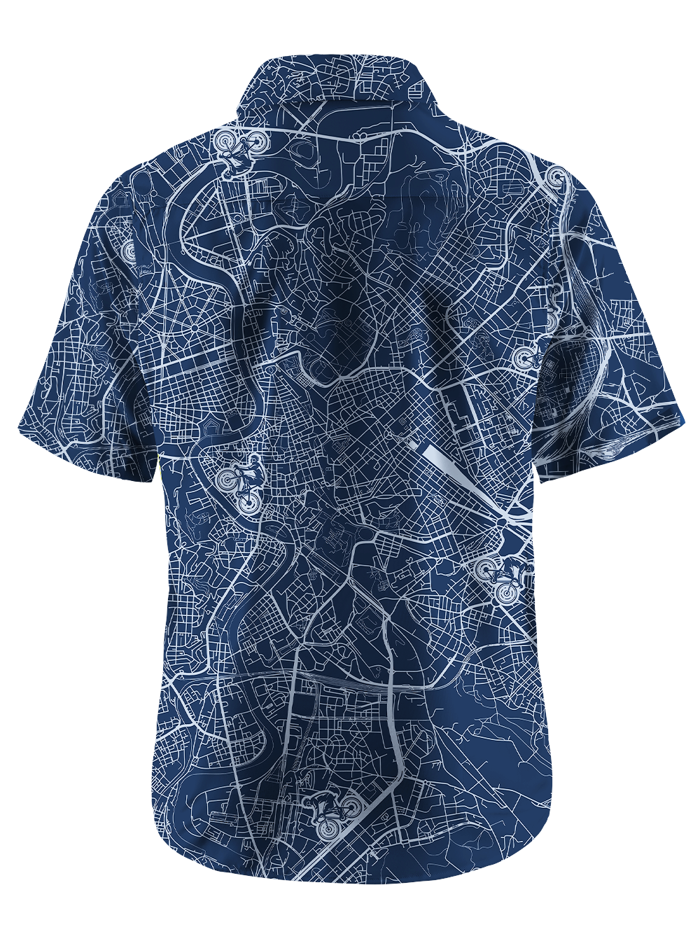 Orionride Urban Intersections Zipper Pockets Ultra Lightweight Short Sleeves Gravel Shirt