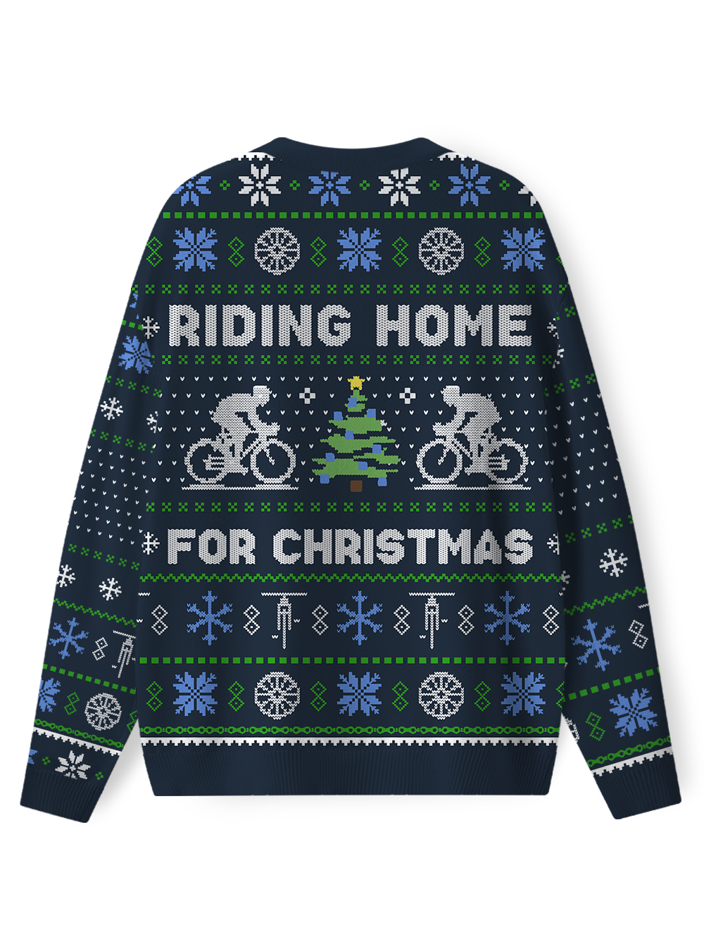 Orionride Riding Home For Christmas Men's Sweaters