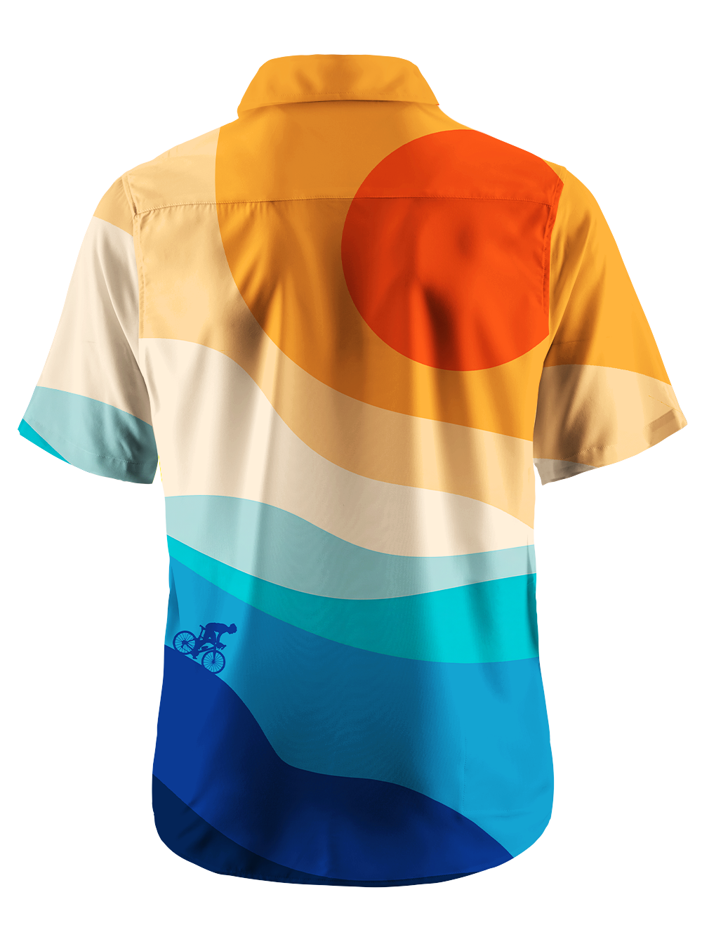 Orionride Wave Ride Zipper Pockets Ultra Lightweight Short Sleeves Gravel Shirt