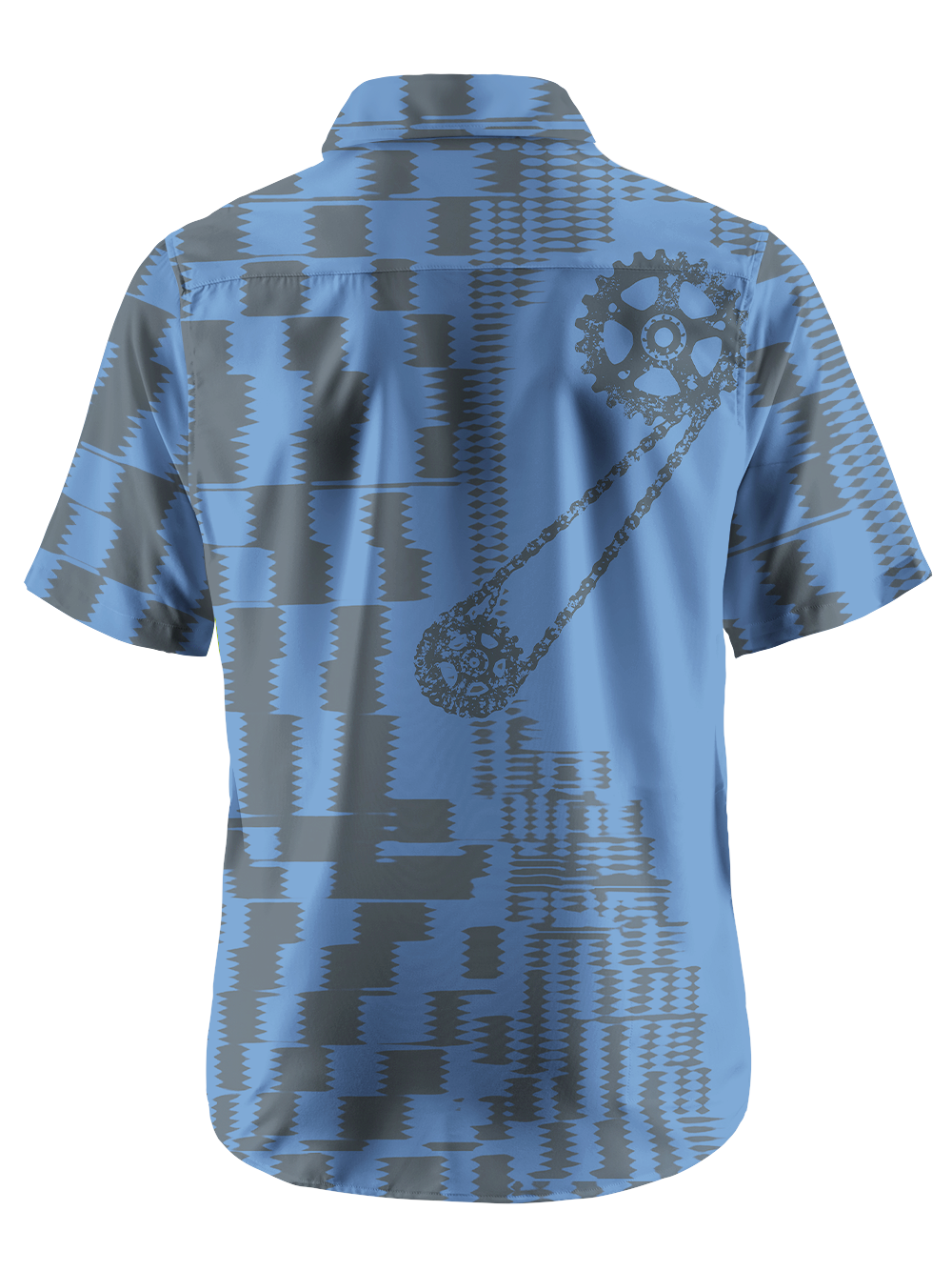 Orionride Corrugated Parts Zipper Pockets Ultra Lightweight Short Sleeves Gravel Shirt