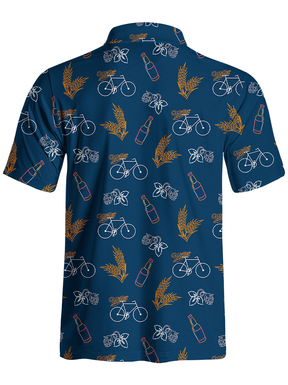 Orionride Neon Bottle Men's Polo Shirt