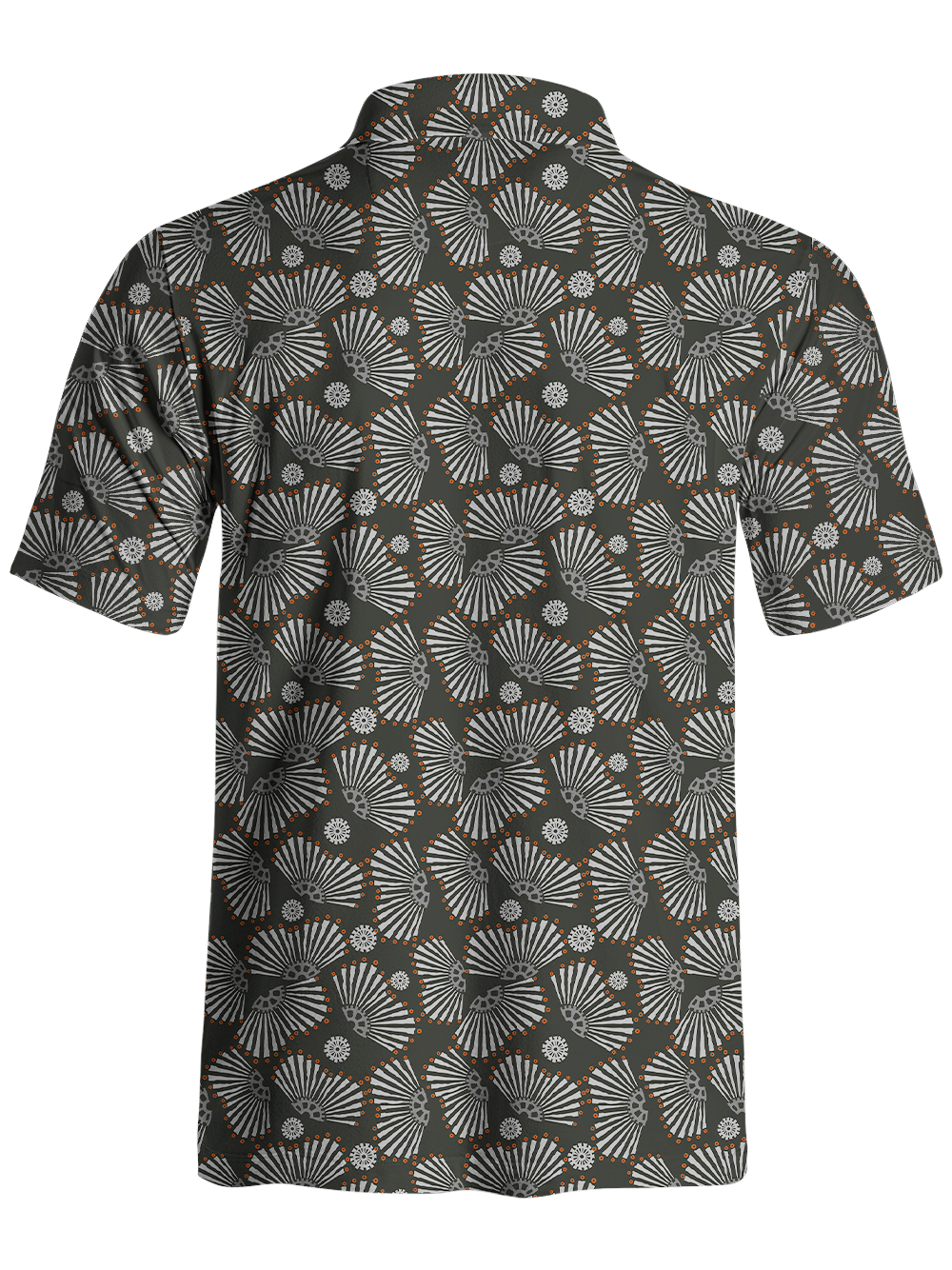 Orionride Radial Gears Men's Polo Shirt