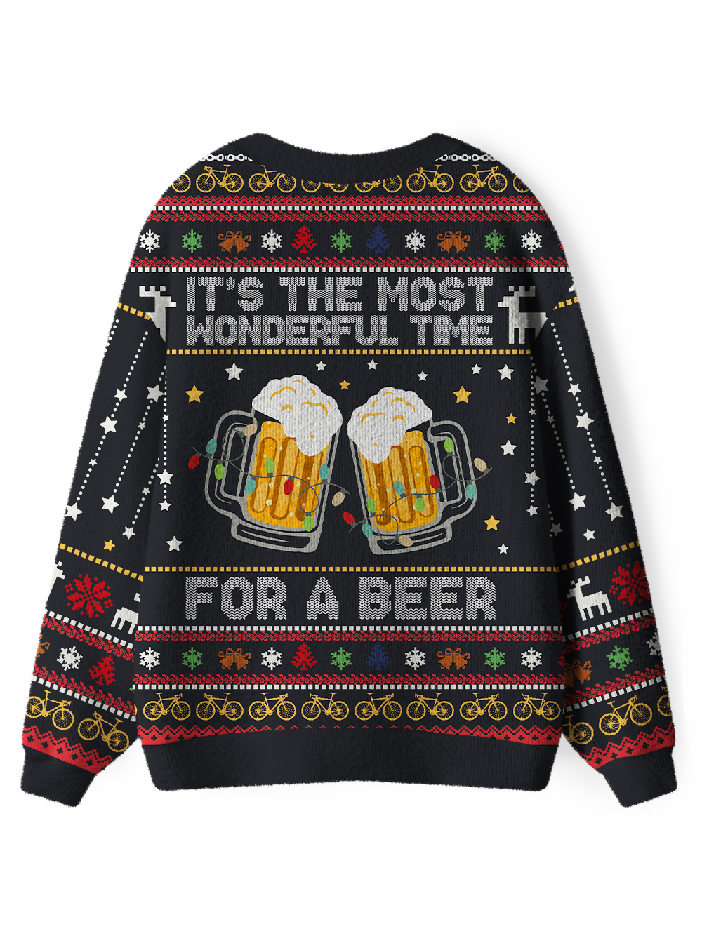 Orionride Cheers To Cycling Men's Cardigan Knit Sweaters