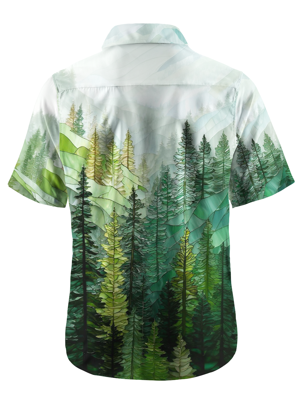 Orionride Dense Coniferous Forest Zipper Pockets Ultra Lightweight Short Sleeves Gravel Shirt