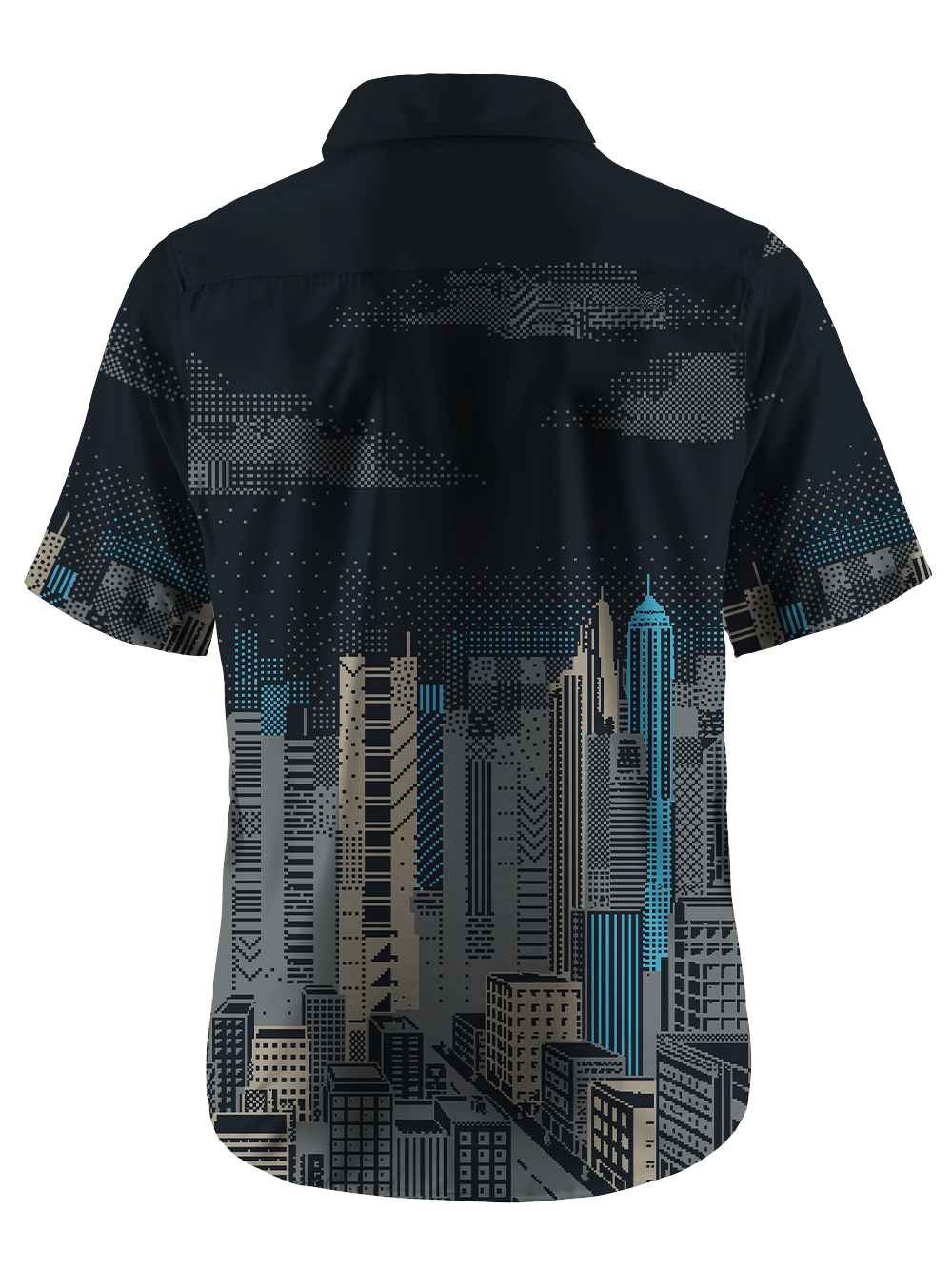 Orionride Towering Towers Zipper Pockets Ultra Lightweight Short Sleeves Gravel Shirt