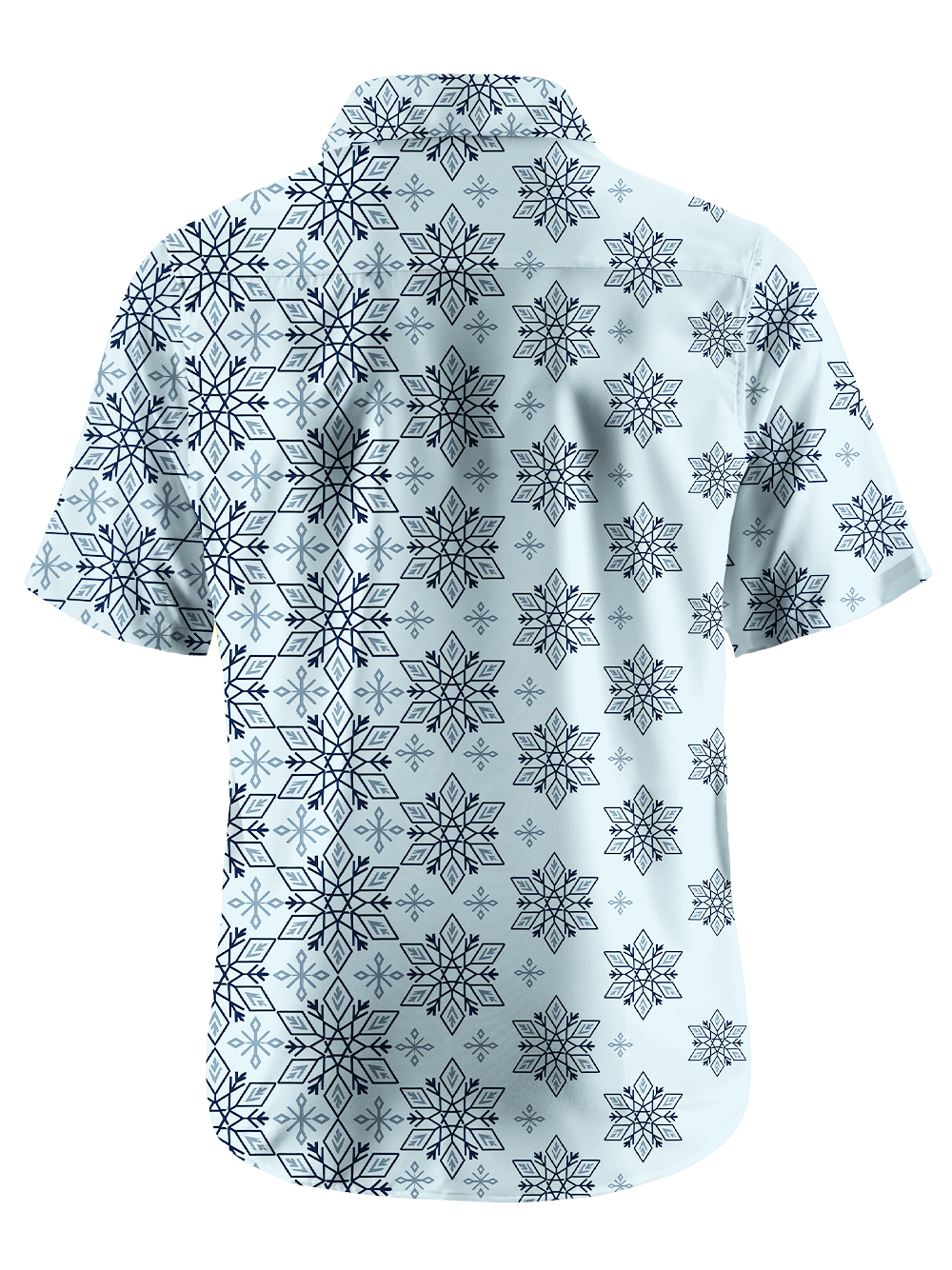 Orionride Dense Snowflakes Zipper Pockets Ultra Lightweight Short Sleeves Gravel Shirt