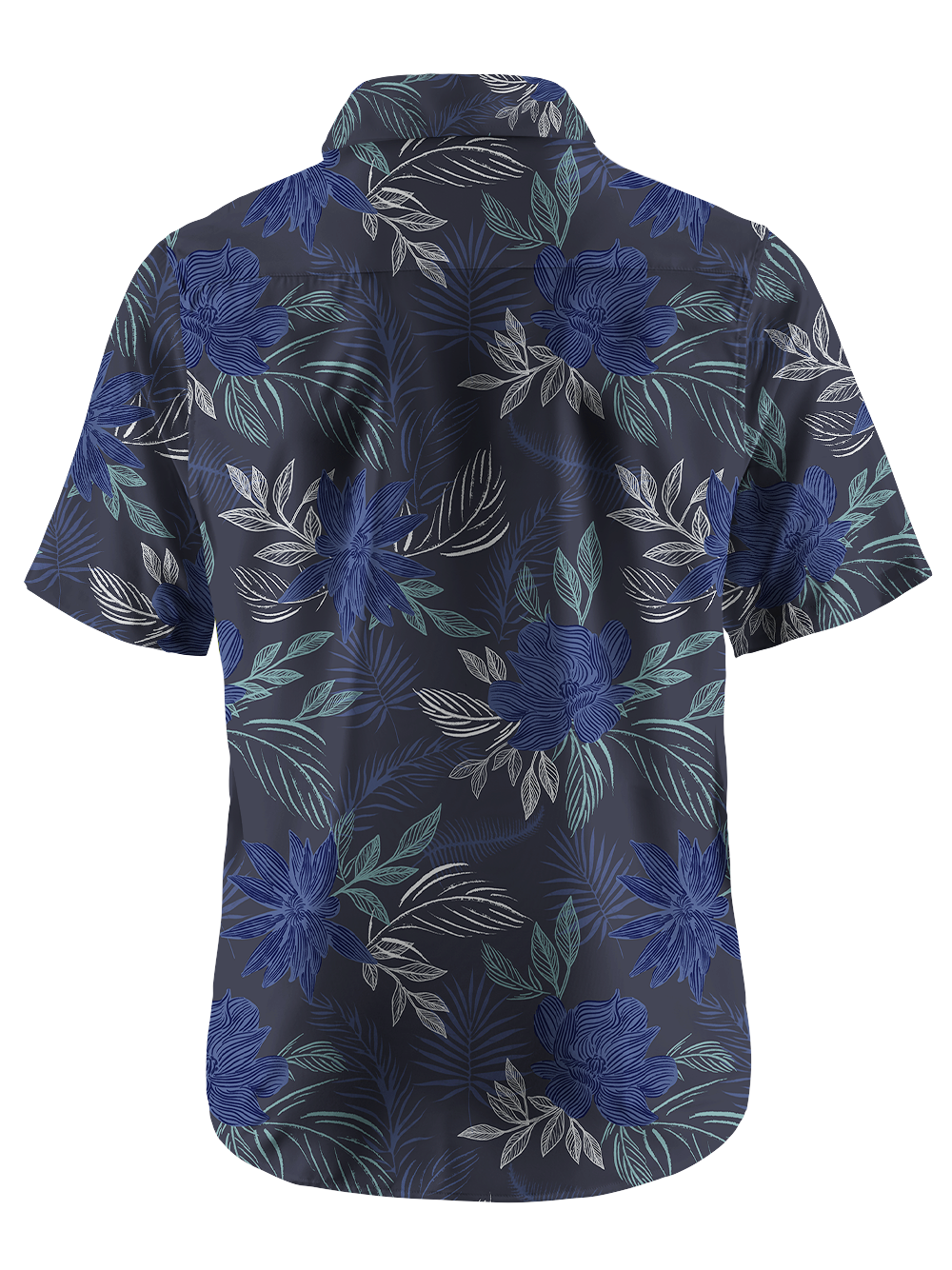 Orionride Floral Lines Zipper Pockets Ultra Lightweight Short Sleeves Gravel Shirt
