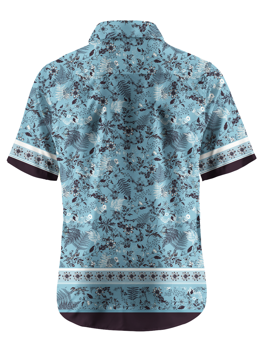 Orionride Floral Pattern Guide Zipper Pockets Ultra Lightweight Short Sleeves Gravel Shirt