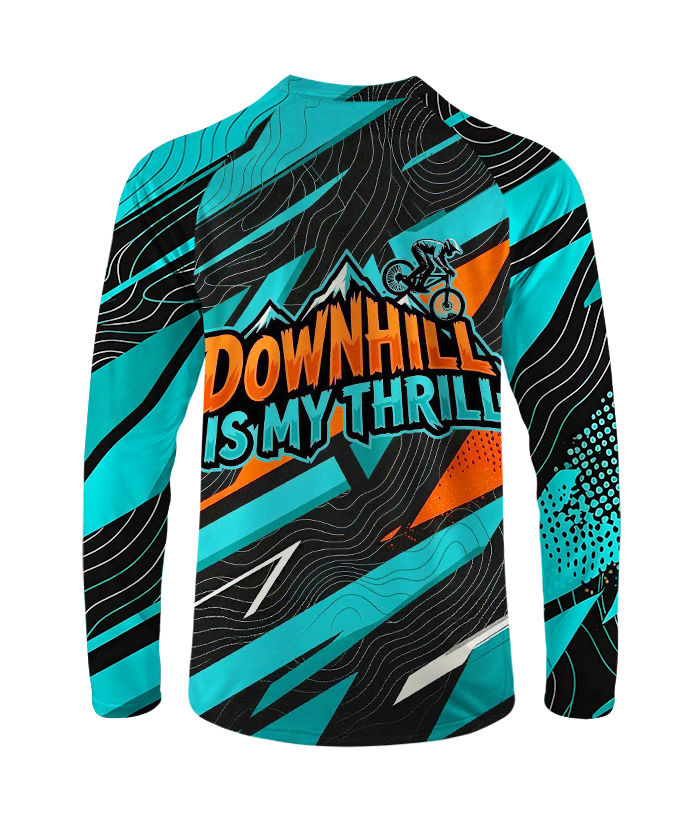 Orionride Downhill Is My Thrill Long Sleeve Downhill Jersey