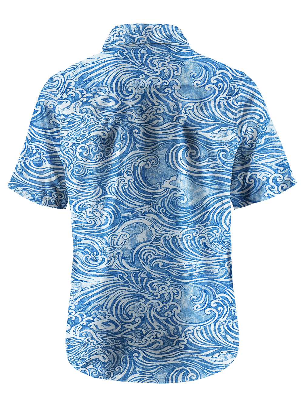 Orionride Passionate Waves Zipper Pockets Ultra Lightweight Short Sleeves Gravel Shirt