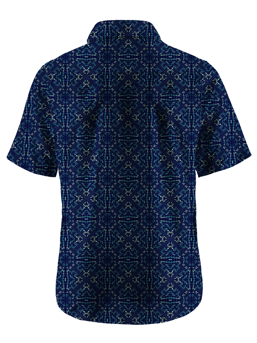 Orionride Psychedelic Chains Zipper Pockets Ultra Lightweight Short Sleeves Gravel Shirt