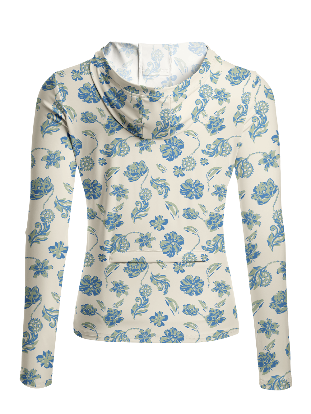 Orionride Spring In Full Bloom Women's Long Sleeve Cycling Hoodie Shirt