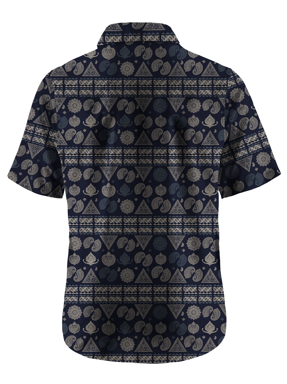 Orionride Paisley Weave Zipper Pockets Ultra Lightweight Short Sleeves Gravel Shirt