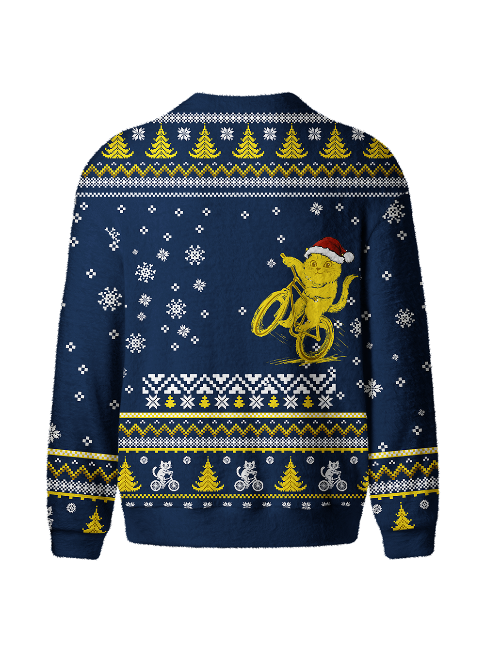 Orionride Christmas Kitten Men's Cardigan Knit Sweaters