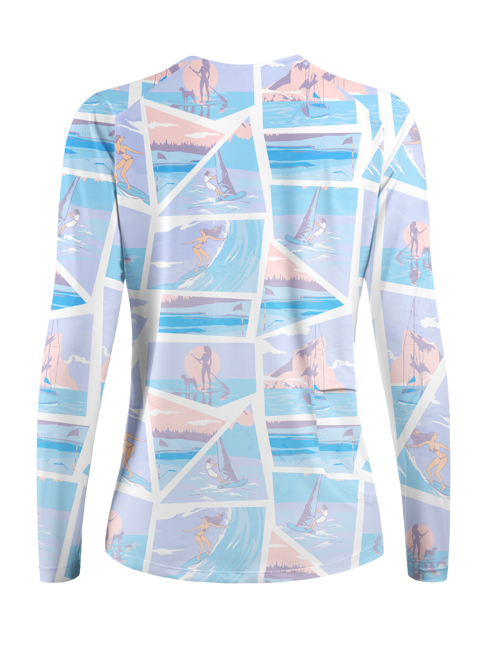 Orionride Surfing On The Sea Women's Quick Dry Downhill Jersey