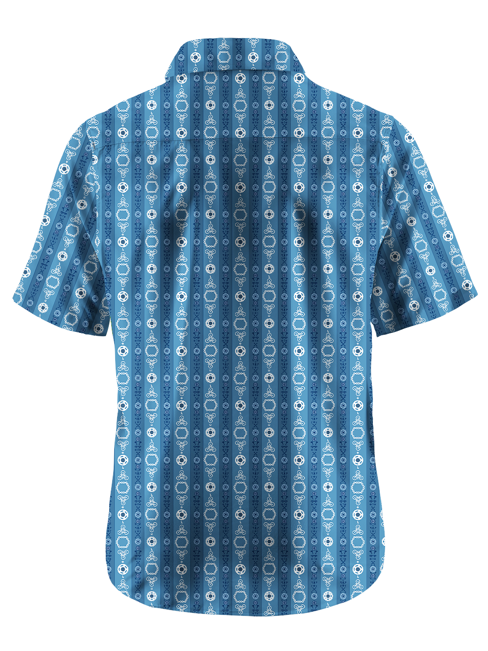 Orionride Blue Component Zipper Pockets Ultra Lightweight Short Sleeves Gravel Shirt