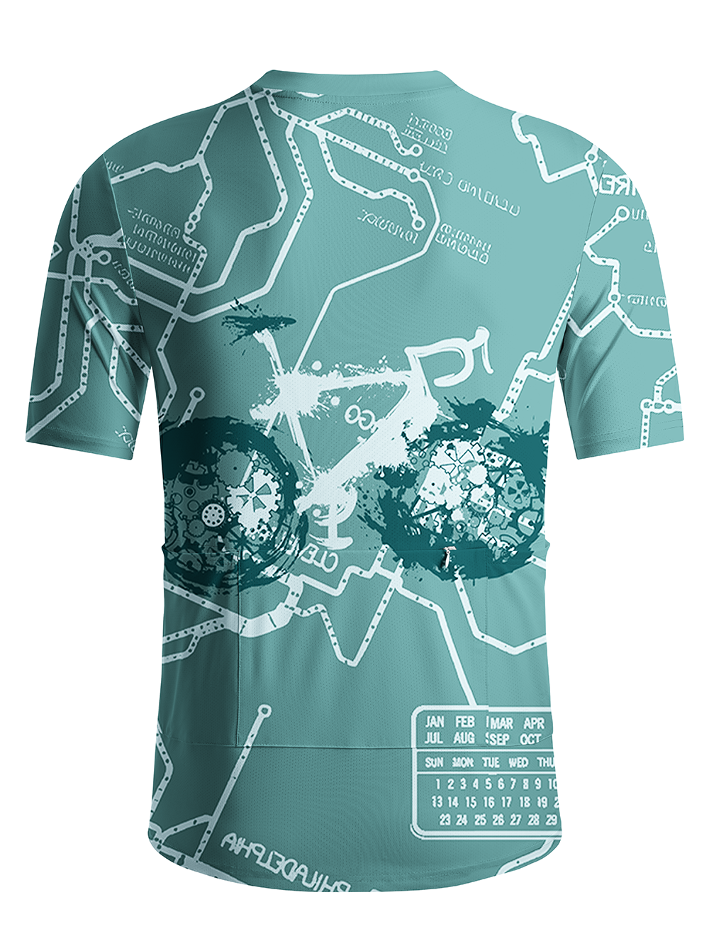 Orionride Green Trail Men's Breathable Short Sleeve Technical Tee