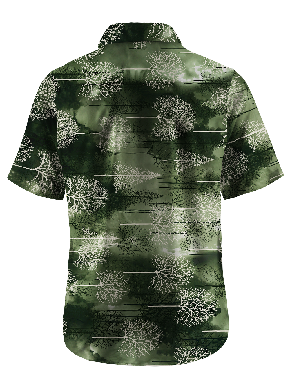 Orionride Mist Woods Zipper Pockets Ultra Lightweight Short Sleeves Gravel Shirt