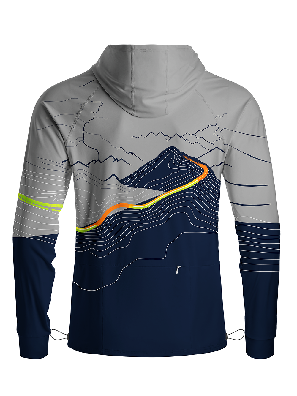 Orionride The Road To The Summit  Long Sleeve Cycling Hoodie Shirt