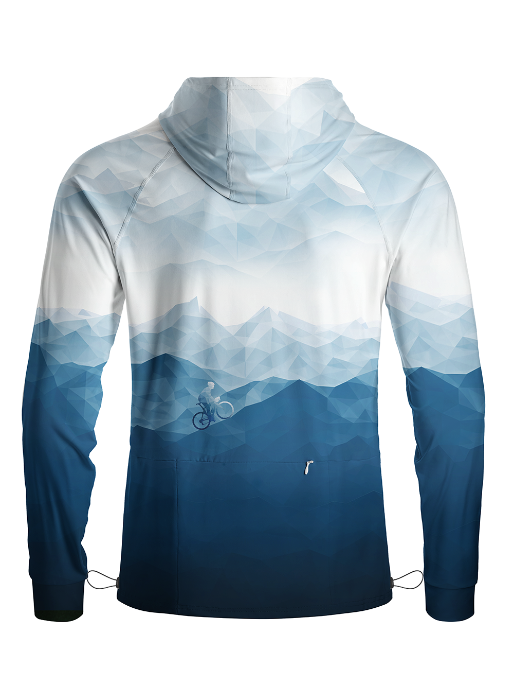 Orionride Snow Mountain Long Sleeve Cycling Hoodie Shirt