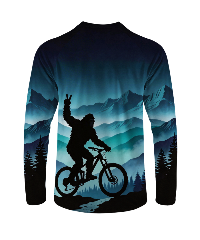 Orionride The Gorilla Is Waving Long Sleeve Downhill Jersey