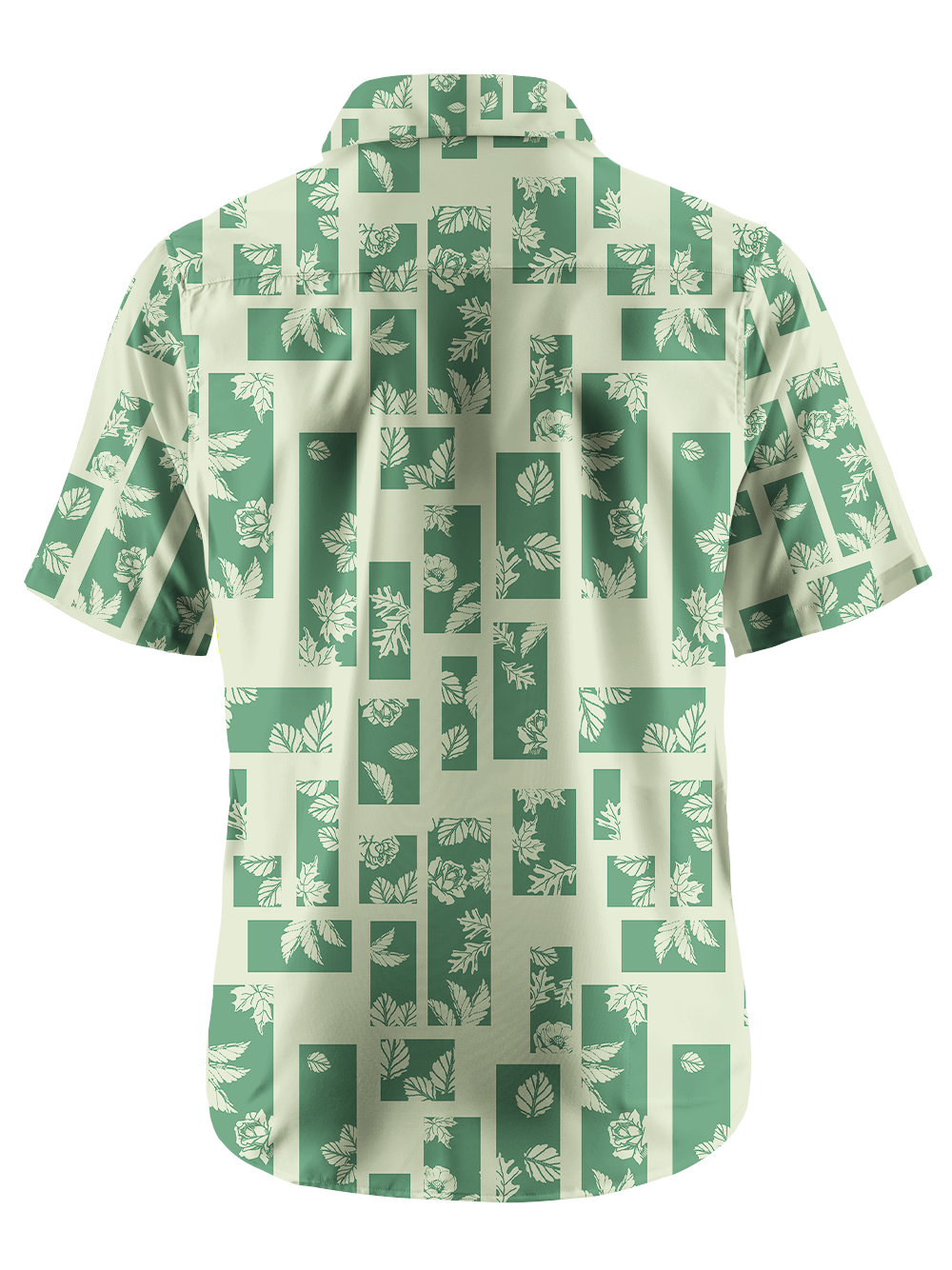 Orionride Floral Color Blocks Zipper Pockets Ultra Lightweight Short Sleeves Gravel Shirt