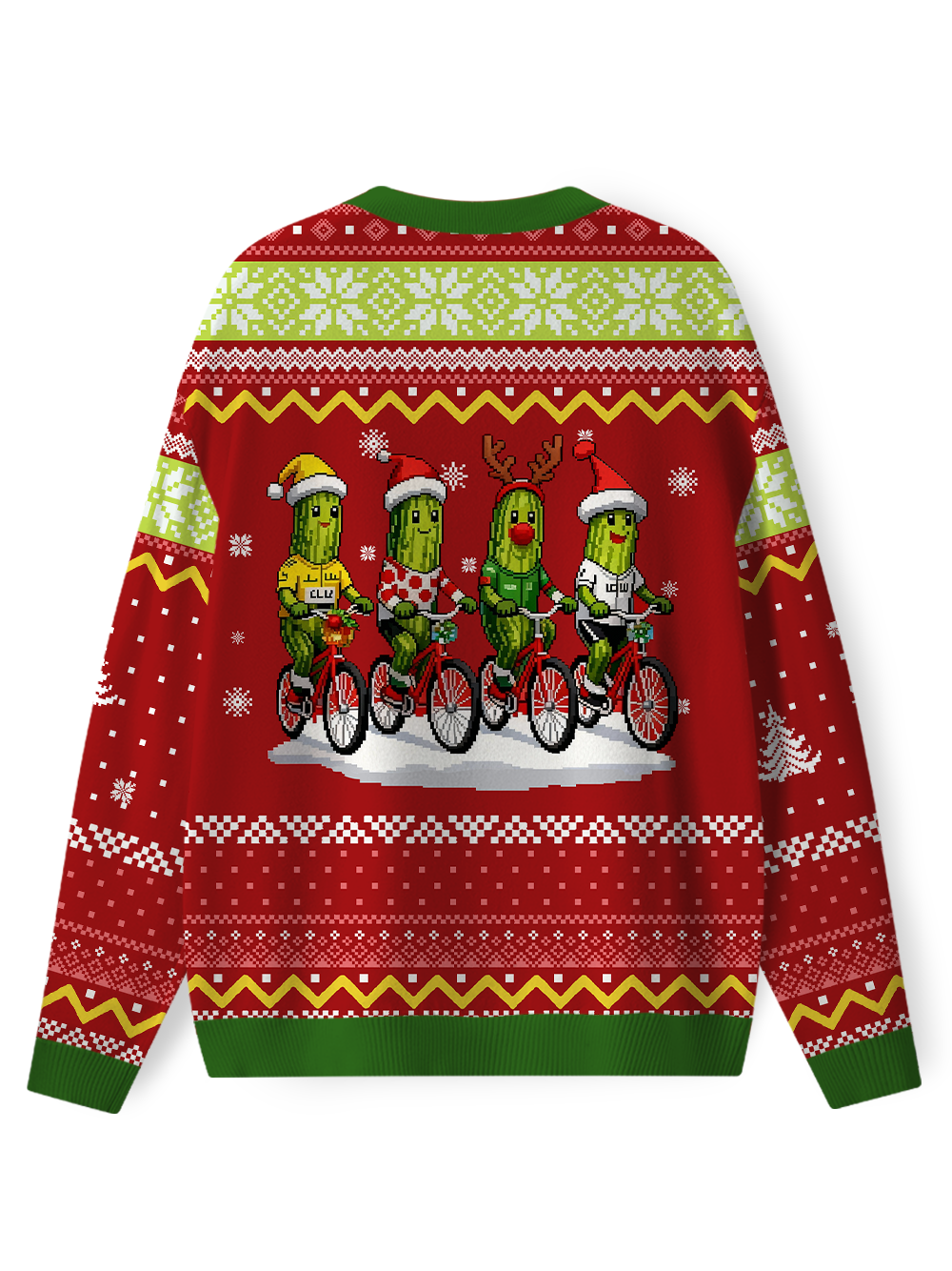 Orionride Cucumber Man Riding Men's Sweaters