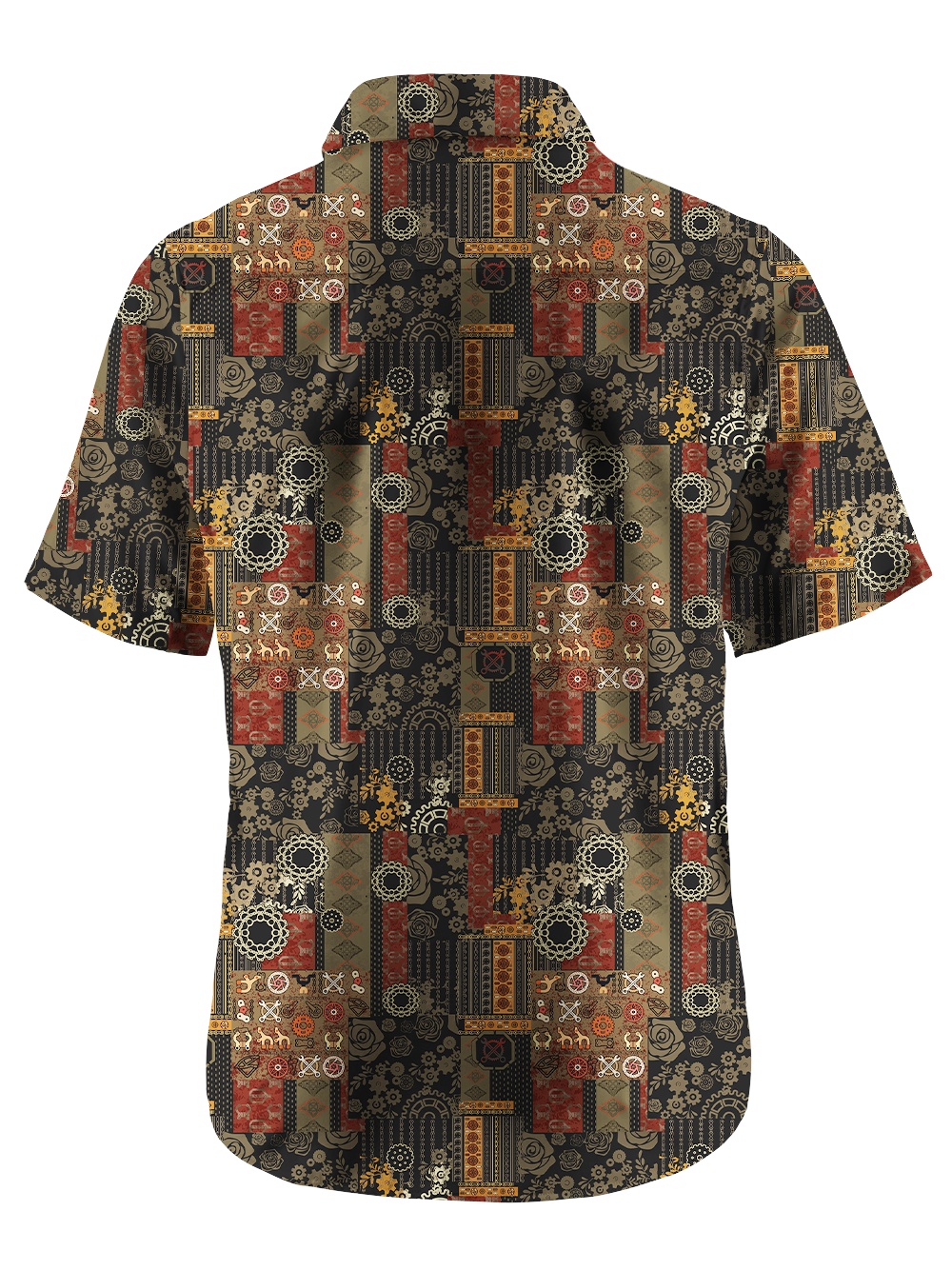 Orionride Retro Gear Flower Zipper Pockets Ultra Lightweight Short Sleeves Gravel Shirt