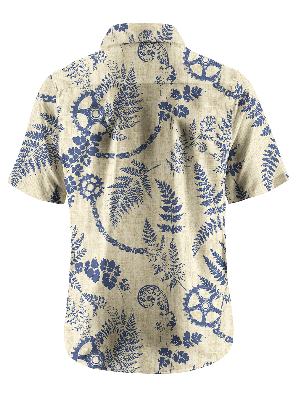 Orionride Fern Gears Zipper Pockets Ultra Lightweight Short Sleeves Gravel Shirt