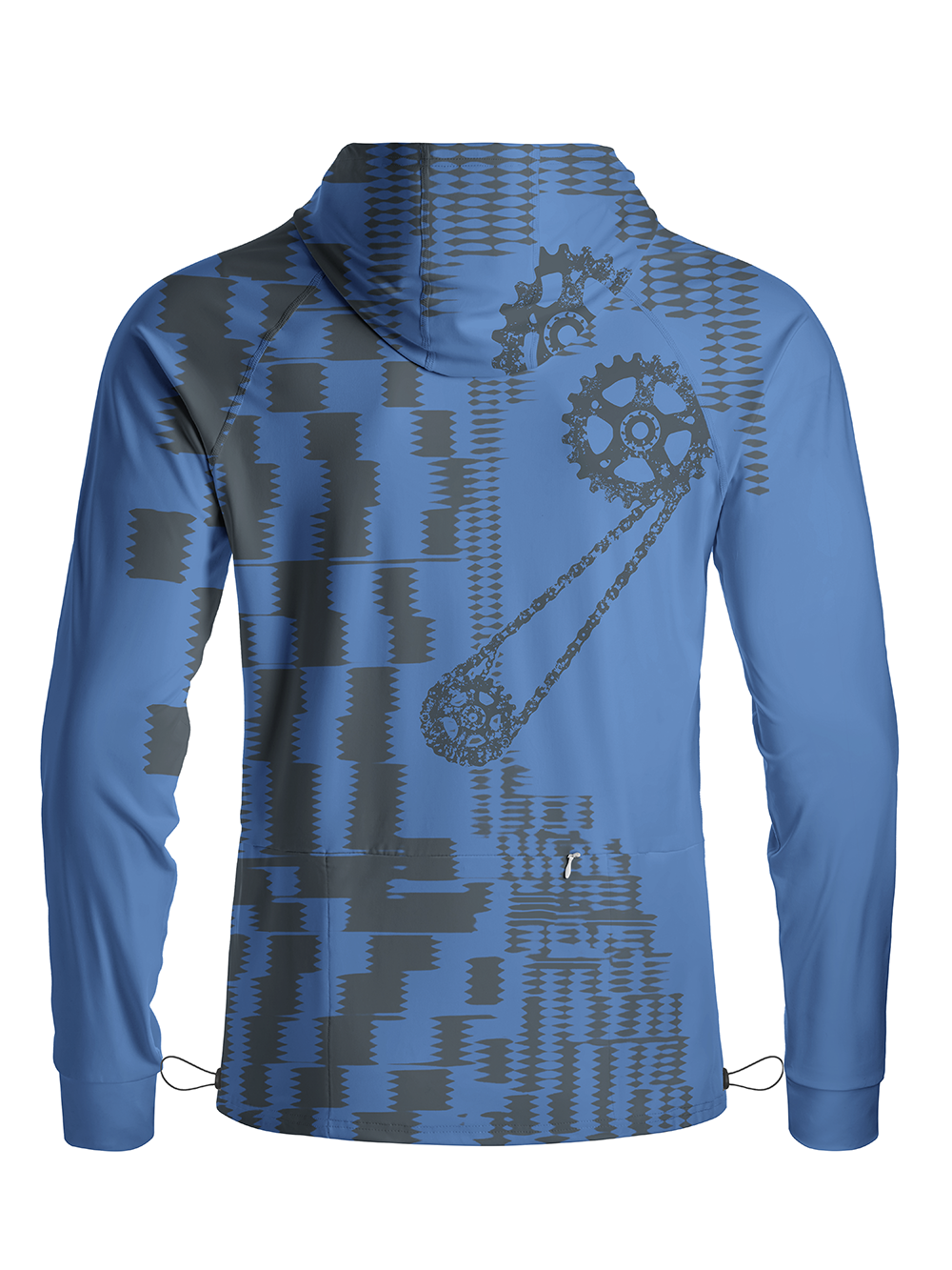 Orionride Corrugated Parts Long Sleeve Cycling Hoodie Shirt