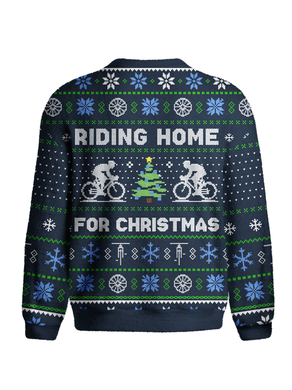 Orionride Riding Home For Christmas Men's Sweaters