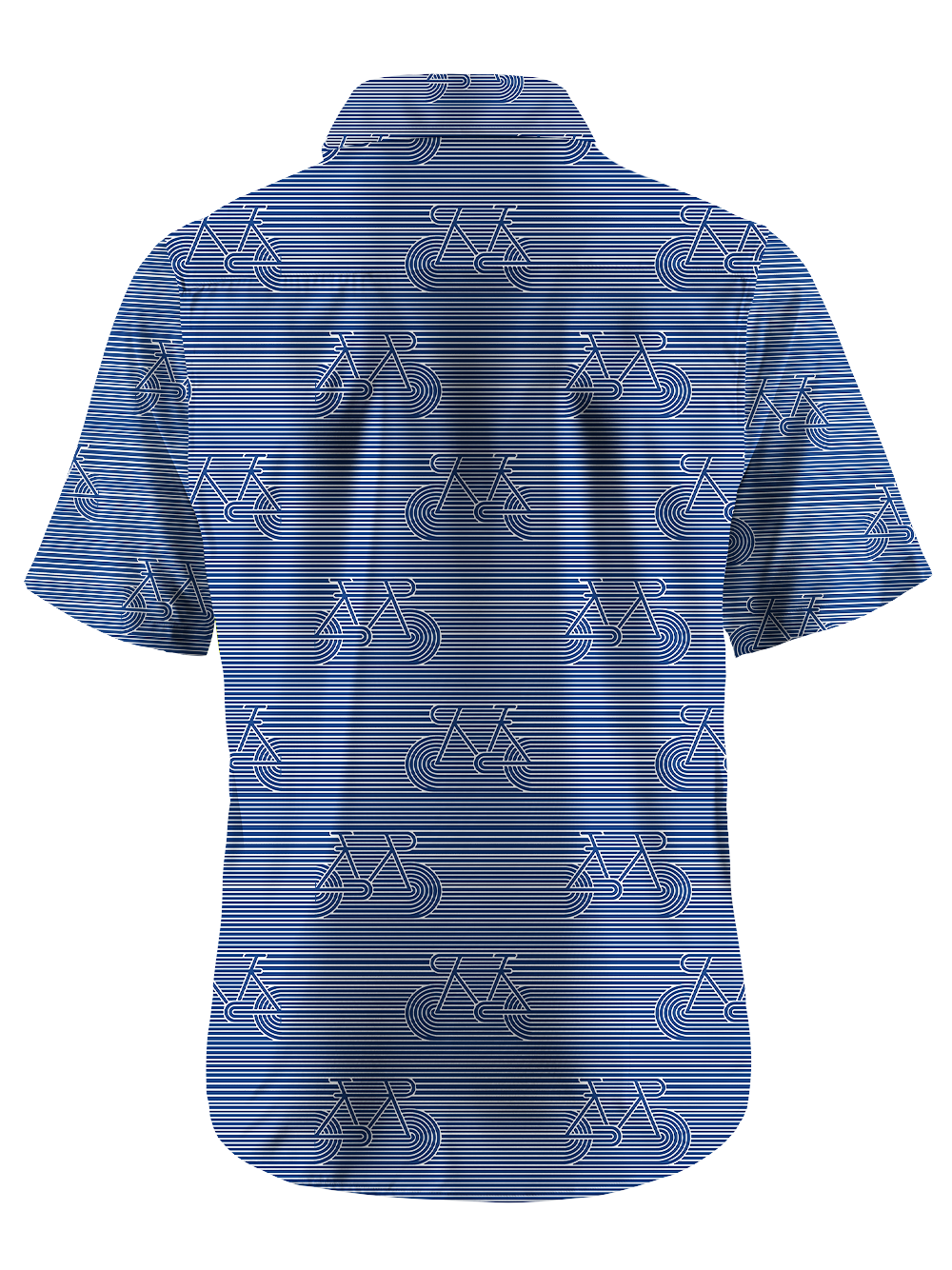 Orionride Optical Illusion Zipper Pockets Ultra Lightweight Short Sleeves Gravel Shirt