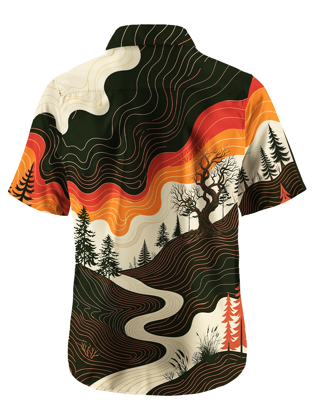 Orionride Topographical Poems Zipper Pockets Ultra Lightweight Short Sleeves Gravel Shirt