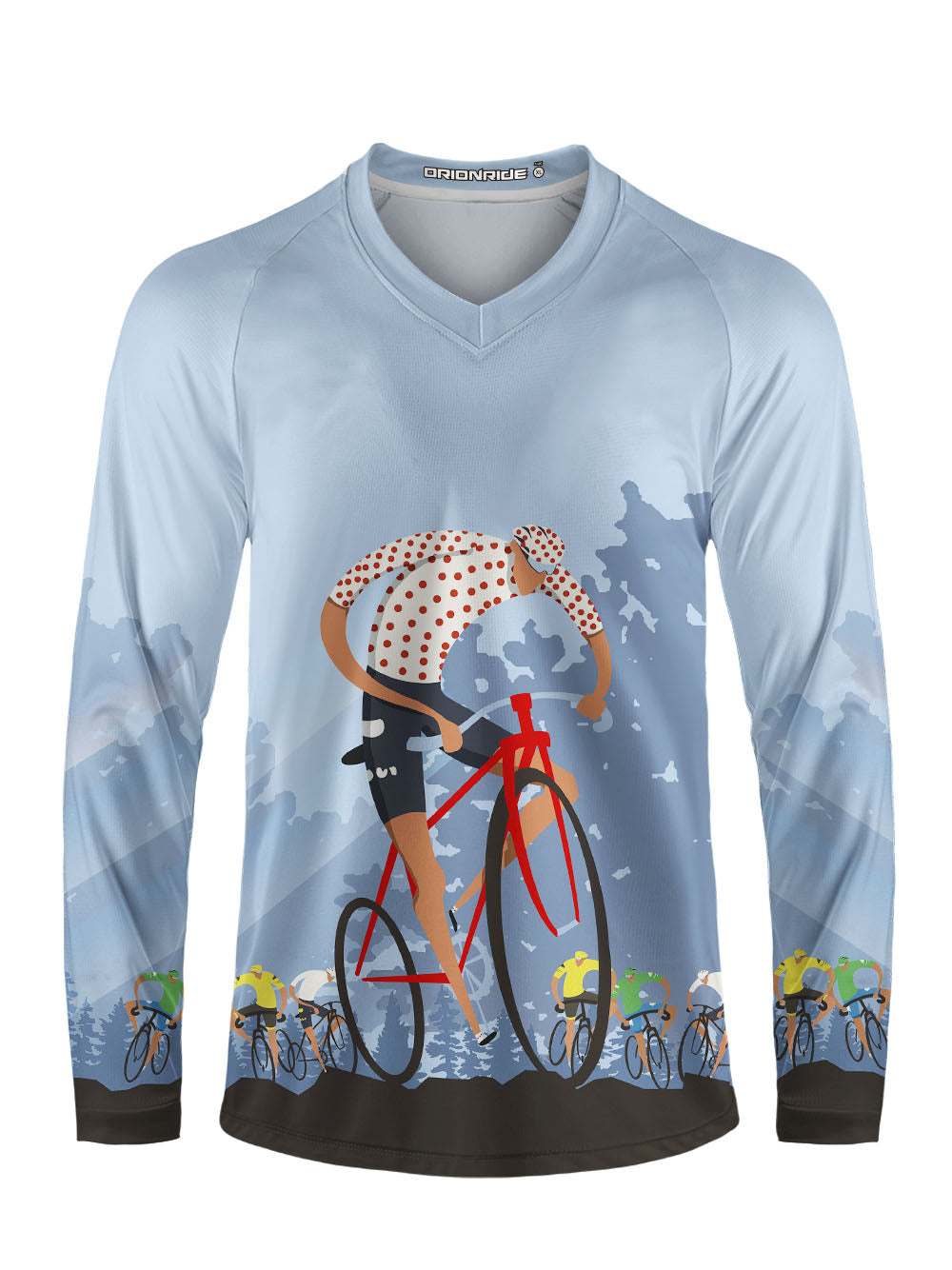 Orionride Passionate Team Long Sleeve Downhill Jersey